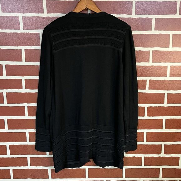 Marks And Spencer Per Una Long Open Cardigan Decorative Detail US Size 16 UK 20 - Picture 5 of 7